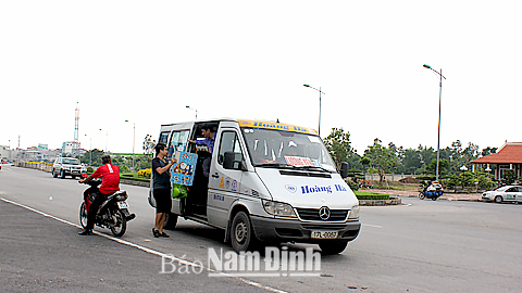 Quy hoạch điểm đón, trả khách cố định đồng bộ với hạ tầng giao thông đường bộ