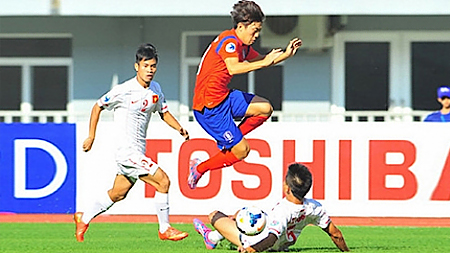 VCK U19 châu Á 2014: U19 Hàn Quốc thắng dễ U19 Việt Nam 6-0