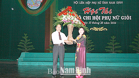 Hội Phụ nữ tỉnh tổ chức Hội thi &quot;Cán bộ chi hội phụ nữ giỏi&quot;