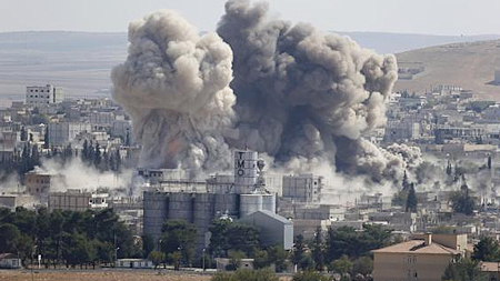 Giao tranh ác liệt tại thị trấn Cô-ba-ni