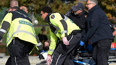 Thế giới phẫn nộ với vụ xả súng gần tòa nhà Quốc hội Ca-na-đa