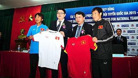 ĐT quốc gia sẽ ra mắt trang phục mới tại AFF Cup 2014