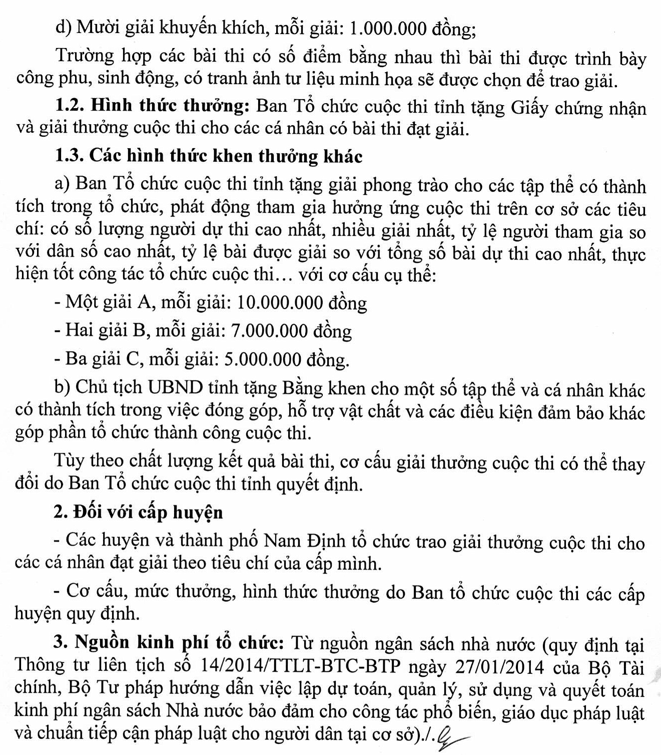 Thể lệ cuộc thi viết tìm hiểu Hiến pháp Nước Cộng hoà xã hội chủ nghĩa Việt Nam