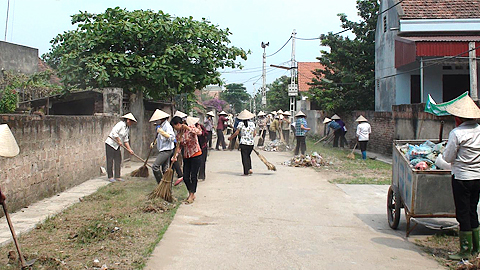 Phụ nữ Hải Sơn với các hoạt động bảo vệ môi trường