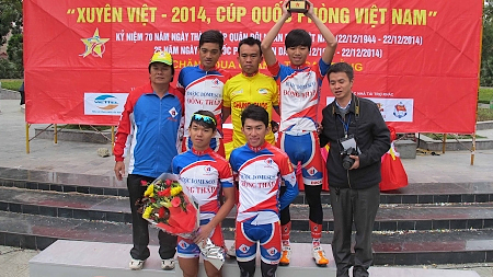 Cuộc đua xe đạp "Xuyên Việt-2014, Cúp Quốc phòng Việt Nam": Dược Domesco Đồng Tháp 1 lên ngôi