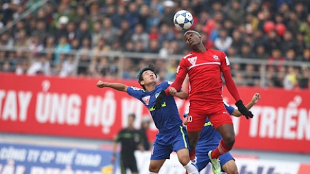 Vòng 4 V-League 2015: SHB Đà Nẵng hòa HN T&amp;T 1-1, HA.GL tiếp tục thua