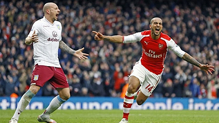 Arsenal thắng giòn giã Aston Villa 5-0