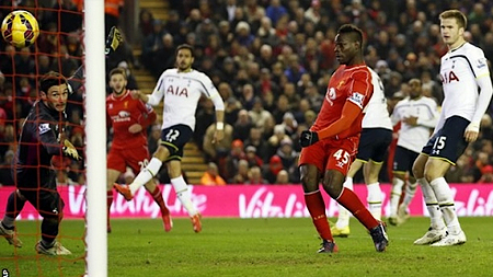 Vòng 25 giải Ngoại hạng Anh: Liverpool thắng kịch tính Tottenham 3-2