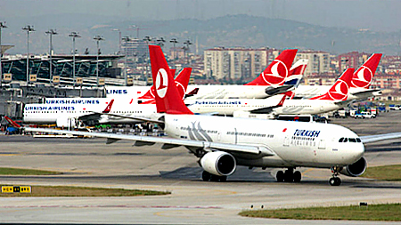 Máy bay Thổ Nhĩ Kỳ hạ cánh khẩn cấp do đe dọa bom