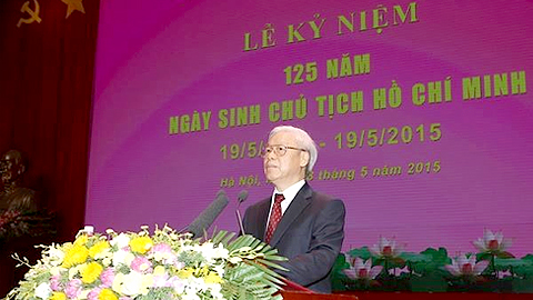 Mít tinh trọng thể kỷ niệm 125 năm Ngày sinh Chủ tịch Hồ Chí Minh