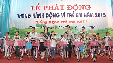 Lễ phát động Tháng hành động vì trẻ em năm 2015