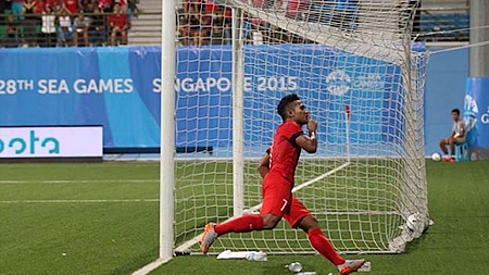 Chủ nhà U23 Singapore thắng U23 Campuchia 3-1