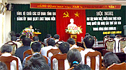 Đảng ủy Khối Các cơ quan tỉnh quán triệt chuyên đề Học tập và làm theo tấm gương đạo đức Hồ Chí Minh năm 2015