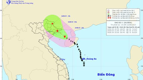 Tin bão khẩn cấp (Cơn bão số 1)