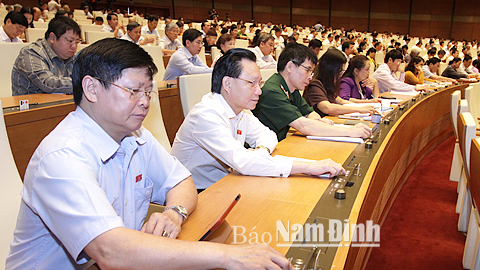 Biểu quyết thông qua năm dự án luật và Nghị quyết xây dựng Cảng hàng không Long Thành; Thảo luận ba dự án luật; Nghe tờ trình của Chánh án Toà án nhân dân Tối cao