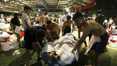 Nổ ở công viên nước Đài Loan