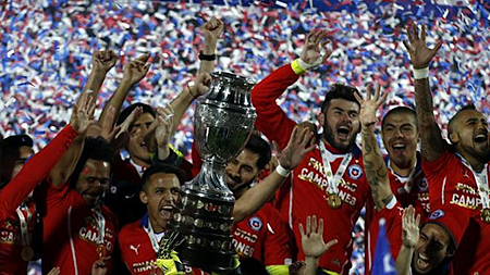 Đội tuyển Chi-lê lần đầu vô địch Copa America