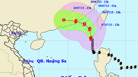 Tin bão trên biển Đông (Cơn bão số 2)