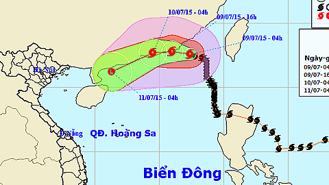 Tin bão trên biển Đông (Cơn bão số 2)