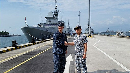 Xin-ga-po, Mỹ bắt đầu tập trận CARAT lần thứ 21