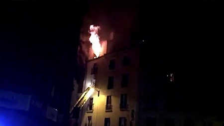 Cháy lớn tại Paris, tám người thiệt mạng