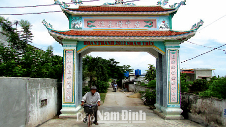 Giao Hương đẩy mạnh phong trào xây dựng "Làng văn hoá"