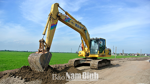 Nam Trực tập trung đầu tư xây dựng công trình hạ tầng