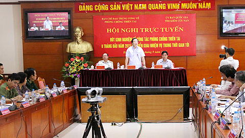 Hội nghị trực tuyến toàn quốc về công tác phòng, chống thiên tai