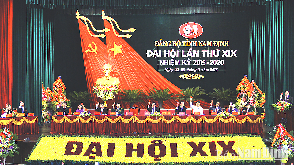 Đại hội đại biểu Đảng bộ tỉnh lần thứ XIX, nhiệm kỳ 2015-2020 thành công tốt đẹp