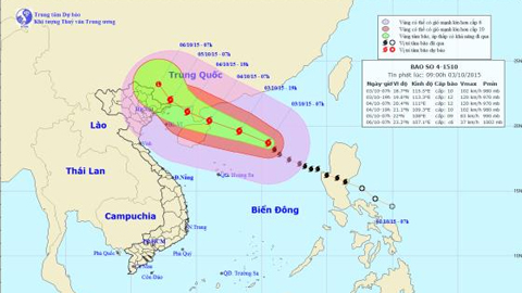 Trích Công điện của Ban Chỉ huy PCTT và TKCN tỉnh Nam Định