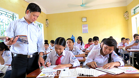 Trường Trung học cơ sở Nam Hoa - Điểm sáng trong phong trào thi đua &quot;Dạy tốt, học tốt&quot;