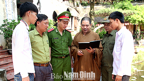 Phong trào &quot;Xây dựng chùa tinh tiến&quot; ở Trực Ninh