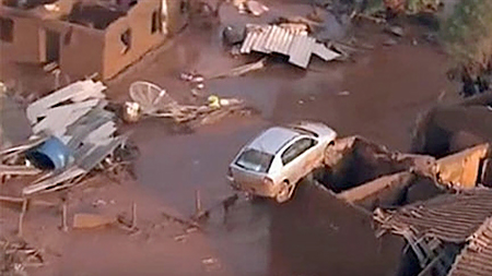 Vỡ đập tại Brazil, ít nhất 17 người thiệt mạng