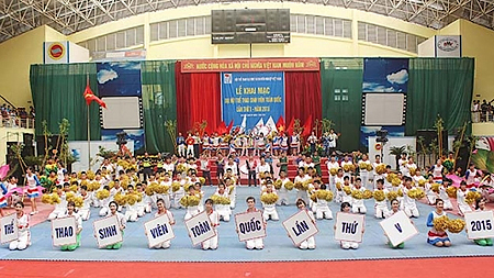 Khai mạc Đại hội Thể thao sinh viên toàn quốc lần thứ V năm 2015