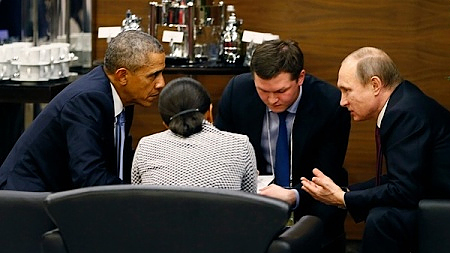 Tổng thống Mỹ, Nga gặp mặt bên lề Hội nghị Thượng đỉnh G-20