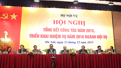 Hội nghị trực tuyến toàn quốc triển khai công tác Nội vụ năm 2016