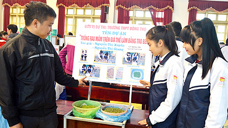 Sở Giáo dục và Đào tạo tổ chức cuộc thi khoa học kỹ thuật dành cho học sinh trung học