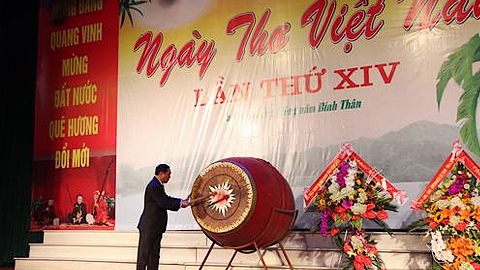 Ngày thơ Việt Nam lần thứ 14 diễn ra vào hôm nay, 22-2