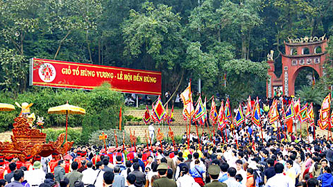 Lễ hội Đền Hùng năm 2016 diễn ra trong 5 ngày