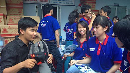 TP Hồ Chí Minh: 20 nghìn lượt sinh viên tham gia tiếp sức mùa thi 2016