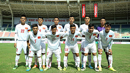 U19 Việt Nam bị U19 Myanmar cầm hòa đáng tiếc