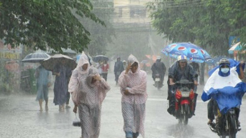 Dự báo thời tiết, thủy văn chiều và đêm 30-7-2018 tỉnh Nam Định