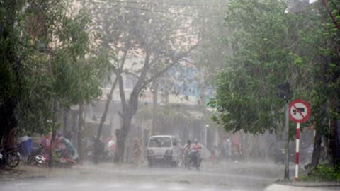 Dự báo thời tiết, thủy văn chiều và đêm 10-10-2017 tỉnh Nam Định