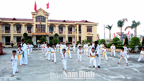 Phong trào tập luyện thể thao ở Xuân Kiên