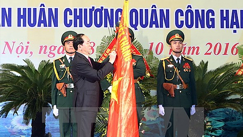 Hà Nội: Lực lượng vũ trang Thủ đô đón nhận Huân chương Quân công