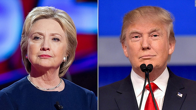 Bà Clinton vẫn giữ ưu thế trước ông Trump