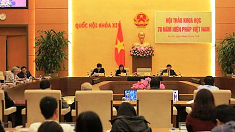 Hội thảo khoa học &quot;70 năm Hiến pháp Việt Nam&quot;