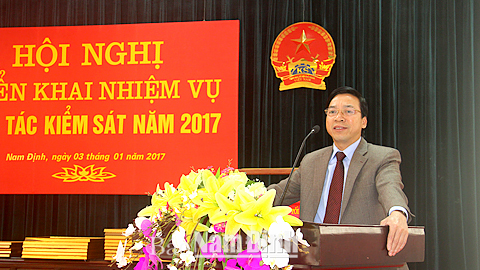 Triển khai nhiệm vụ công tác kiểm sát năm 2017