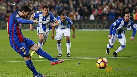 Barcelona nhọc nhằn đánh bại Leganes 2-1