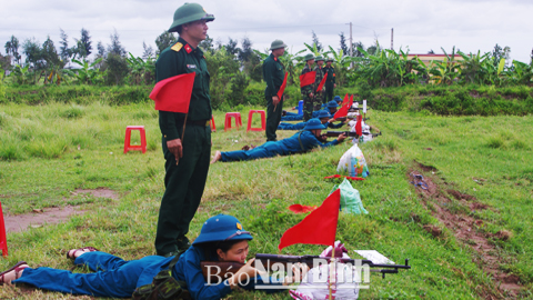 Nhiệm vụ quốc phòng, quân sự địa phương ở Xuân Trường